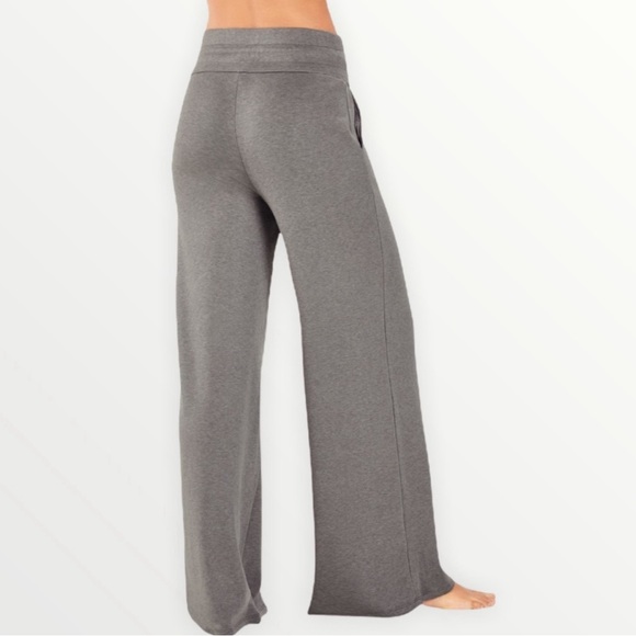 Fabletics Grey Wide Leg Heidi Loungpant with Drawstring - Picture 3 of 11